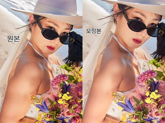 박나래의 웨딩 사진 원본이 공개됐다. 인스타그램 캡처.