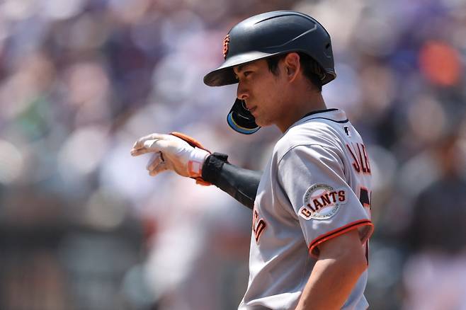 4일 미국 뉴욕주 플러싱의 시티필드에서 열린 2025 미국 메이저리그 샌프란시스코 자이언츠와 뉴욕 메츠의 경기, 샌프란시스코 이정후가 7번타자 겸 중견수로 선발 출전해 4타수 4안타 1볼넷 2득점 1도루를 기록했다. 이정후의 시즌 타율은 0.251에서 0.258(398타수 102안타)으로 상승했다. Imagn Images 연합뉴스