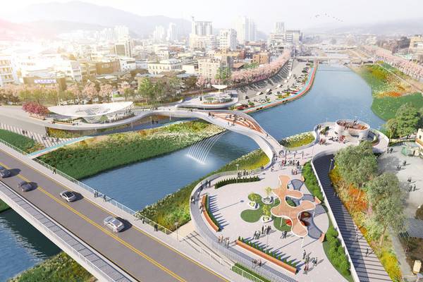 포천천 블루웨이 조성 사업 조감도.