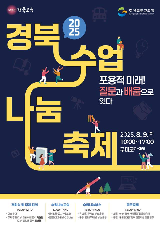 2025 수업나눔축제 포스터. 경북교육청 제공.