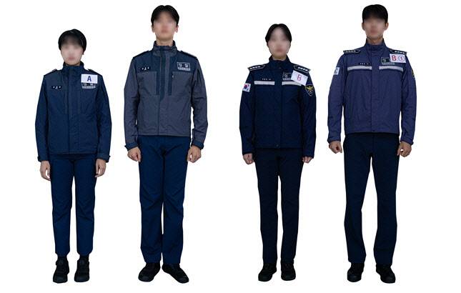 신형 외근점퍼 시제품들 (사진=경찰청)