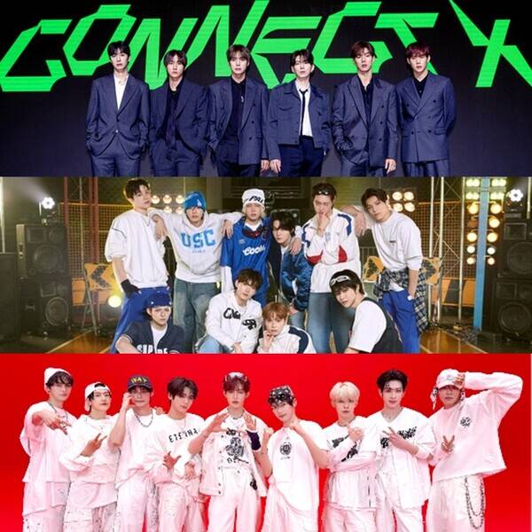 몬스타엑스, 트레저, 제로베이스원/사진= 스타쉽, YG, 웨이크원