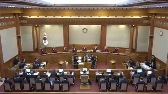 2월 20일 윤석열 대통령 탄핵 심판 10차 변론기일 〈출처:헌법재판소 제공〉