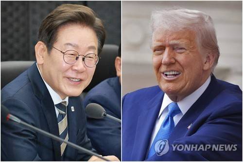이재명 대통령(왼쪽)과 트럼프 미국 대통령 [AP=연합뉴스·연합뉴스 자료사진. 재판매 및 DB 금지]