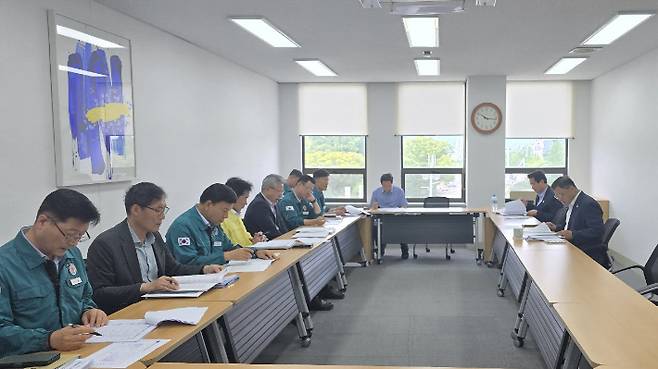 자연재해 재발 방지 개선 대책 논의. 경남도청 제공