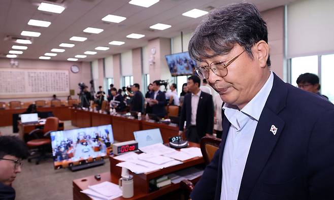 더불어민주당 소속 이춘석 국회 법제사법위원회 위원장. 연합뉴스