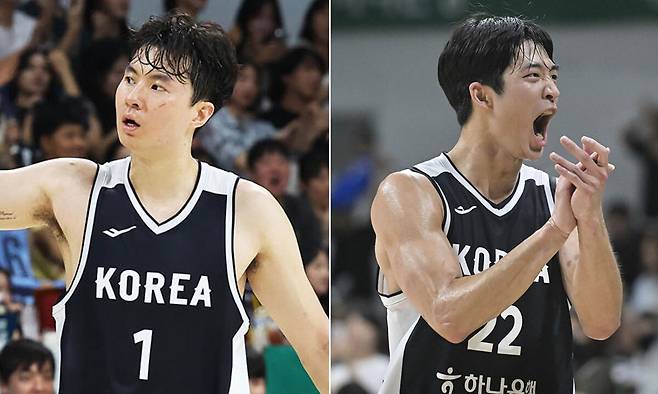 이현중(왼쪽), 여준석