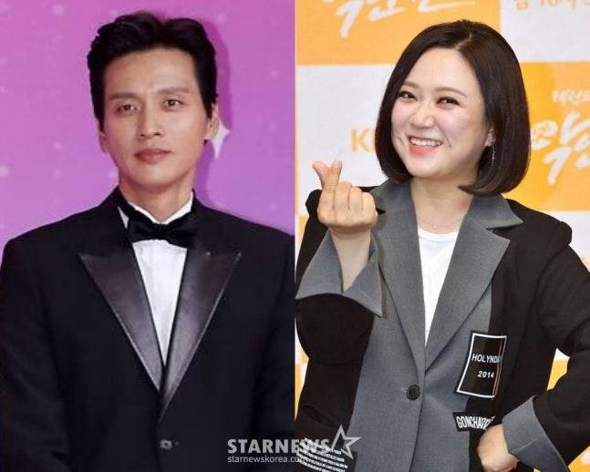 배우 구본승(왼쪽), 코미디언 김숙 /사진=스타뉴스