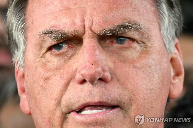자이르 보우소나루 브라질 전 대통령 [AFP 연합뉴스 자료사진. 재판매 및 DB 금지]