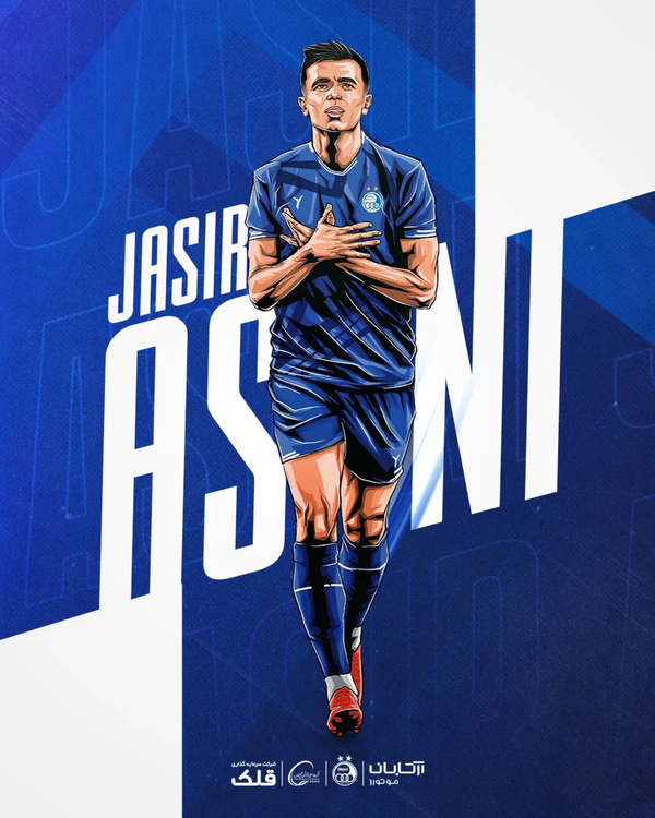 Iran's Esteglal officially announced the recruitment of Gwangju FC Asani. /Photo = Estegral