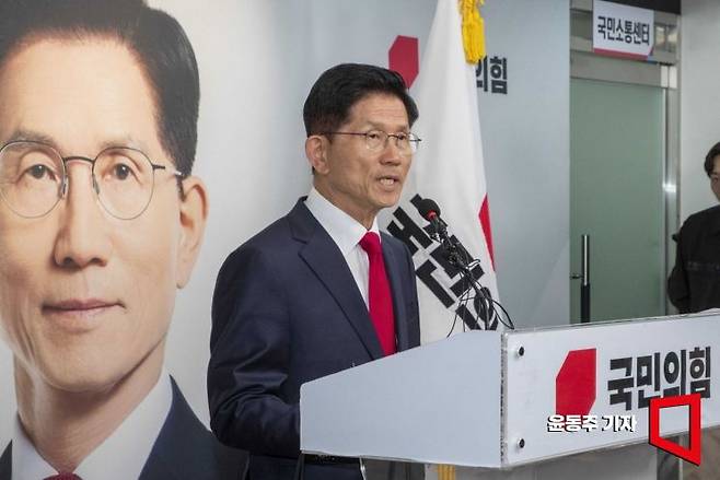 김문수 국민의힘 당 대표 후보. 윤동주 기자