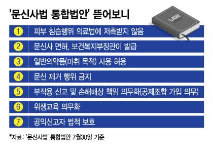 '문신사법 통합법안' 뜯어보니/그래픽=이지혜