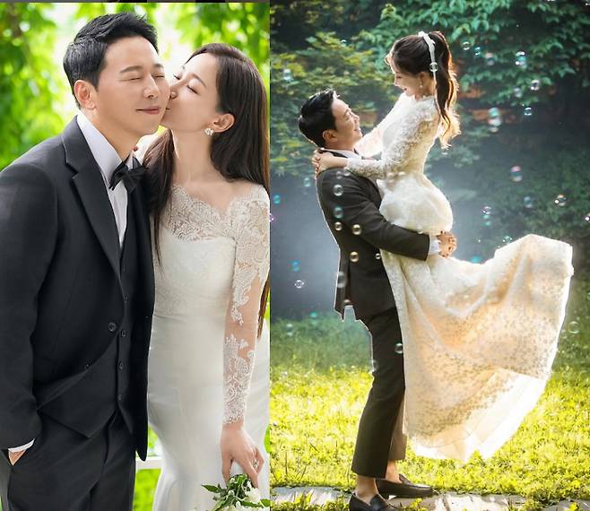 배우 김하영이 웨딩화보를 공개했다. /사진=김하영 인스타그램