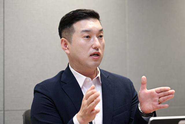 김도형 삼성자산운용 ETF컨설팅 본부장이 6일 서울 서초구 삼성자산운용 본사에서 서울경제신문과 인터뷰를 하고 있다. 조태형 기자