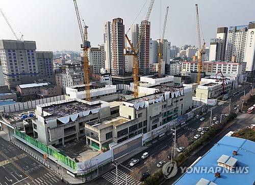 광주광역시 서구 화정아이파크 공사 현장 [연합뉴스 자료사진]