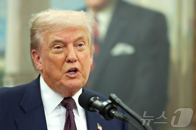 도널드 트럼프 미국 대통령. ⓒ 로이터=뉴스1 ⓒ 로이터=뉴스1 ⓒ News1 허정현 기자