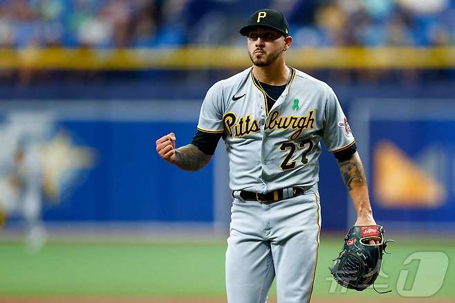 피츠버그 파이리츠 시절 빈스 벨라스케즈. ⓒ AFP=뉴스1