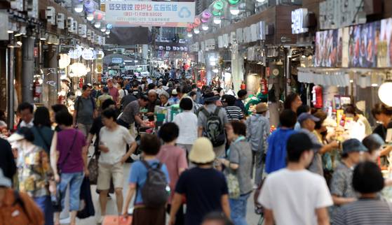 서울 시내에 있는 한 전통시장 모습. 뉴시스