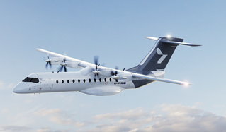 하트 에어로스페이스는 순수 전기만으로 최대 200km 비행할 수 있는 30인승 항공기를 개발했다. [한국경제인협회 제공]