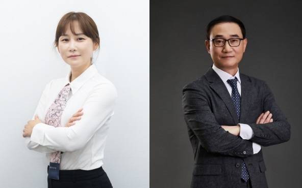 프로써치코리아 Medivault팀 이윤서(좌) 부사장, 구영태(우) 부사장
