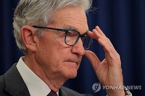 회견 중인 파월 연준 의장 [AFP 연합뉴스 자료사진. 재판매 및 DB 금지]