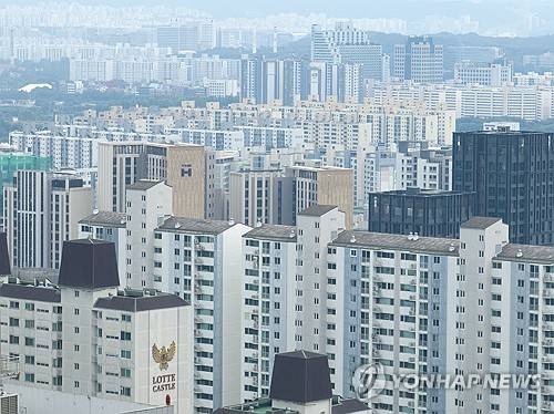 서울 시내 아파트 단지  [연합뉴스 자료사진]