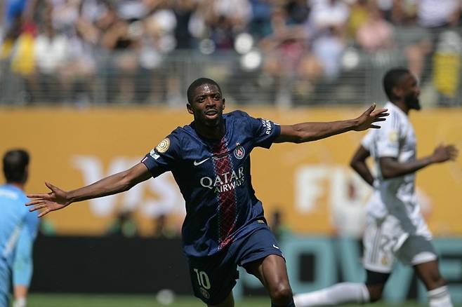 파리 생제르맹(PSG)의 우스만 뎀벨레