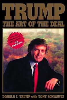 도널드 트럼프 미국 대통령이 사업가이던 1987년 발간한 『거래의 기술(Trump: The Art of the Deal)』. '거래나 협상, 담판에서 상대방이 바라는 것이나 허점을 노려 자신에게 유리한 상황을 만든 다음, 절대 거절할 수 없는 제안을 해서 원하는 바를 얻는 것'을 최고의 거래 기술로 제시하고 있다. [사진=아마존]