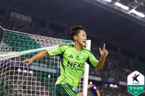 전북현대 이승우. /사진=한국프로축구연맹