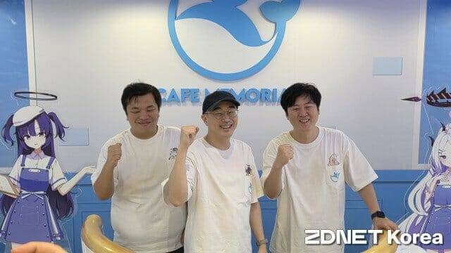 (좌측부터)넥슨게임즈 블루 아카이브 차민서 PD, 김용하 PD, 안경섭 PD.