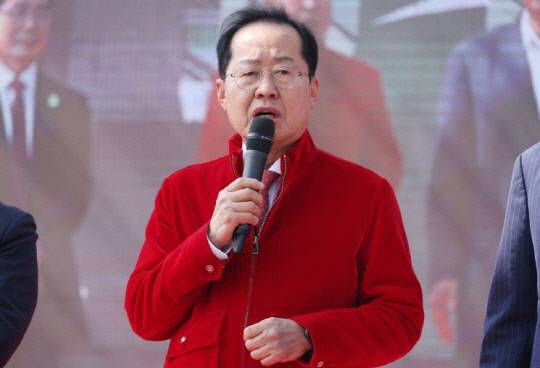 홍준표 대구시장. 연합뉴스.