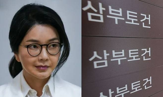 김건희 여사와 삼부토건 본사. 공동취재사진, 연합뉴스