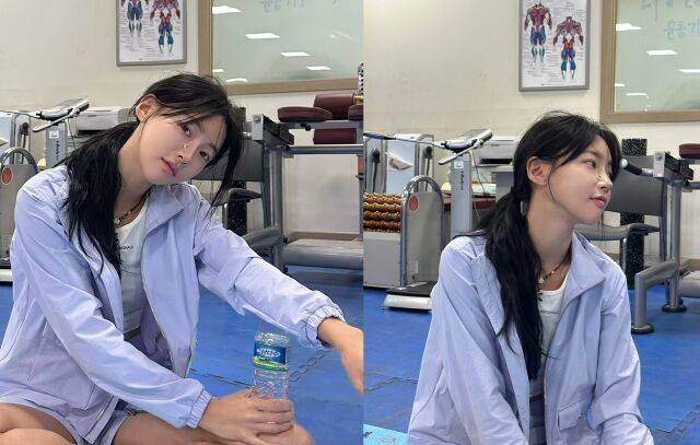 '육상계의 카리나' 김민지. /김민지 소셜미디어