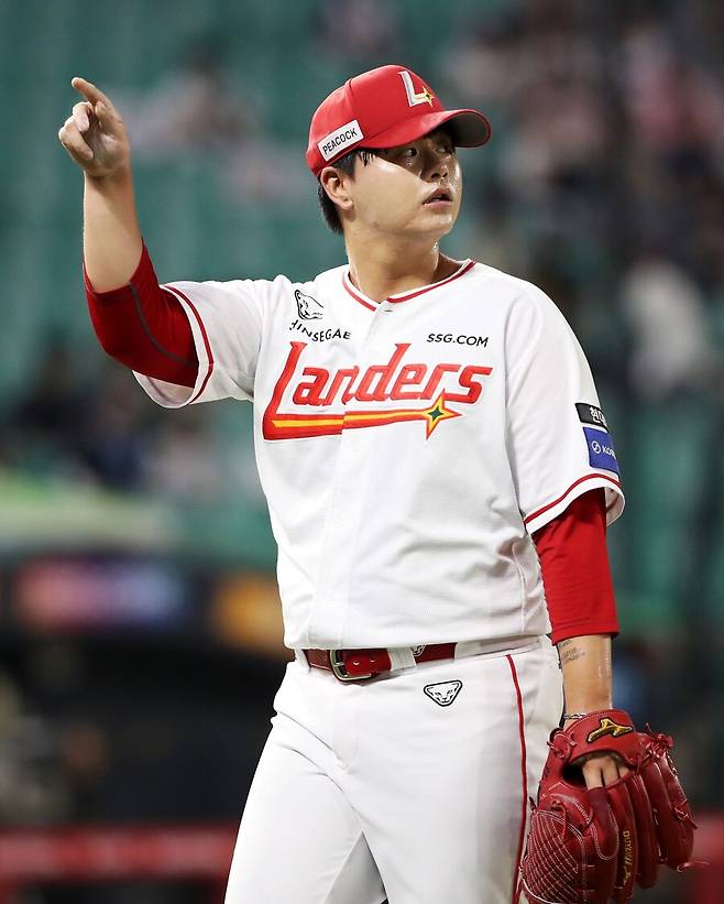 ▲ 남은 시즌 SSG 불펜의 키플레이어로 손꼽히는 김민 ⓒSSG랜더스