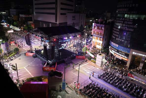 대전 0시 축제 퍼레이드 *지난해