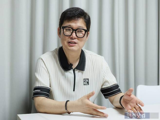 김학렬 스마트튜브 연구소장이 4050세대의 부동산 투자 전략에 대해 설명하고 있다.  /사진=유채영 기자