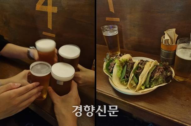 충무로 인현시장 선술집 ‘소’. 가볍게 한잔 하거나 2차로 가기에 더없이 좋다. 박홍두 기자