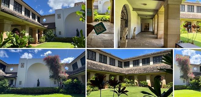 호놀룰루 뮤지엄 오브 아트에는 각각 특색이 다른 중정이 있다. / 사진=홍지연 여행+ 기자