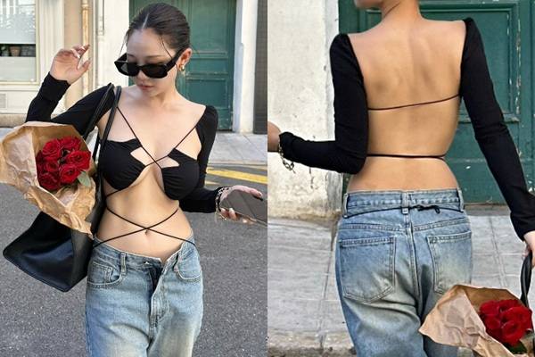 인플루언서 홍영기가 파격적인 패션으로 시선을 사로잡았다. /사진=홍영기 인스타그램