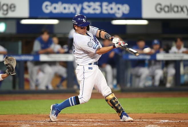 삼성 강민호. 연합뉴스