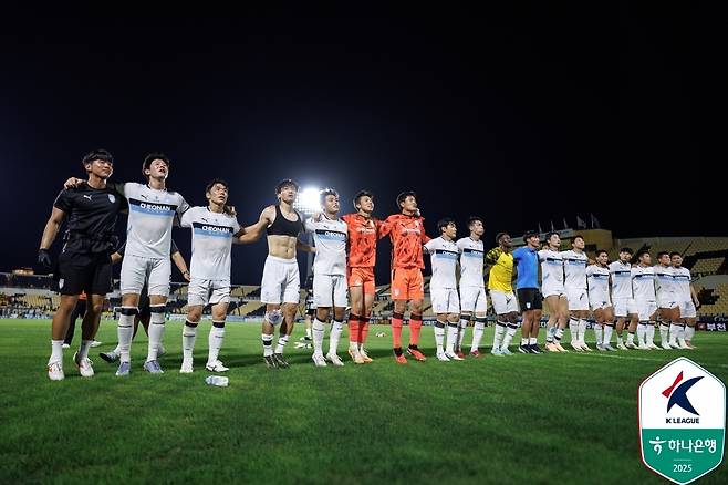 천안이 전남 원정서 4-3 승리를 거뒀다.(한국프로축구연맹 제공)