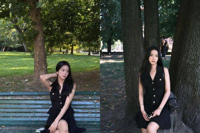 그룹 블랙핑크 멤버 지수가 밀라노에서 휴식을 즐기고 있다. / 지수 인스타그램