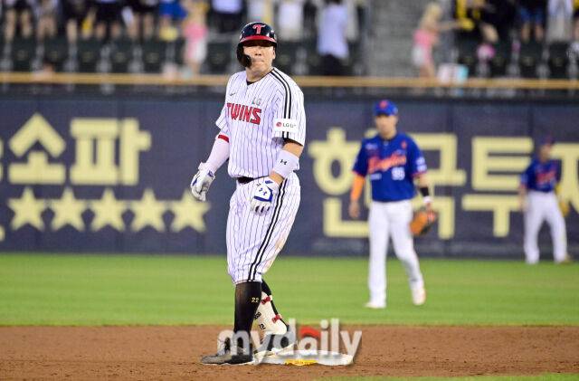 2025년 8월 9일 오후 서울 잠실구장에서 열린 '2025 신한 SOL뱅크 KBO 리그' 한화 이글스와 LG 트윈스의 경기LG 김현수./마이데일리