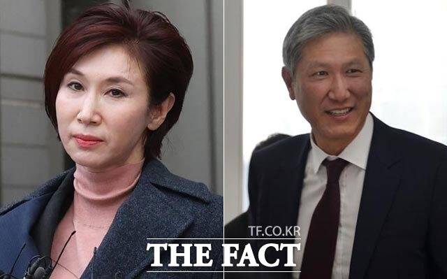 토론회에서는 불법 비자금을 통해 막대한 부를 축적한 후손들에 대해서도 철저한 조사가 필요하다는 의견이 나왔다. 사진은 노태우 전 대통령의 딸 노소영 아트센터 나비 관장(왼쪽)과 아들 노재헌 동아시아문화센터 이사장. /더팩트 DB