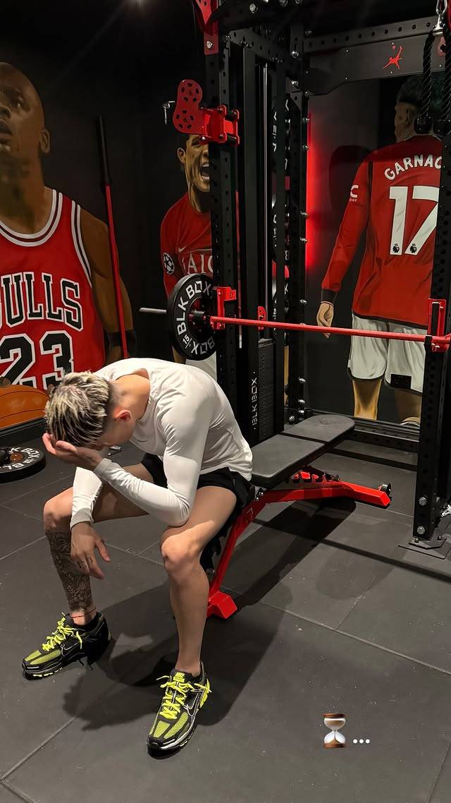 알레한드로 가르나초(맨체스터유나이티드). 가르나초 인스타그램 캡처