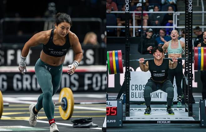 지난 1~3일 미국 뉴욕 알바니에서 열린 '크로스핏 게임즈 2025'에 출전한 최승연 선수와 홍준호 선수. 이번 크로스핏 게임즈는 사상 처음으로 한국어로 중계됐다./사진=인스타그램