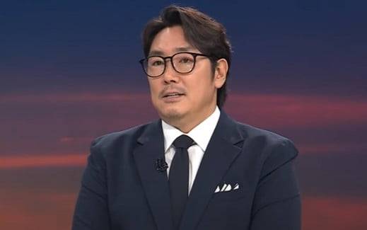 지난 10일 JTBC 뉴스룸 출연한 배우 조진웅. / 사진=JTBC 유튜브 캡처