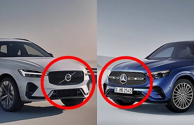 한국 여성들에게 사랑받는 수입차, 볼보 XC60(왼쪽)과 벤츠 GLC [사진출처=볼보, 벤츠/편집=최기성 매경 디지털뉴스룸 기자]