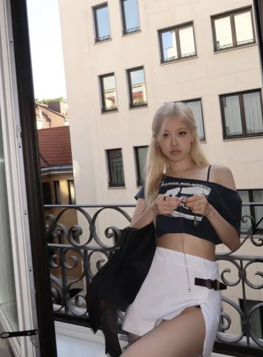 로제 소셜 계정 캡처