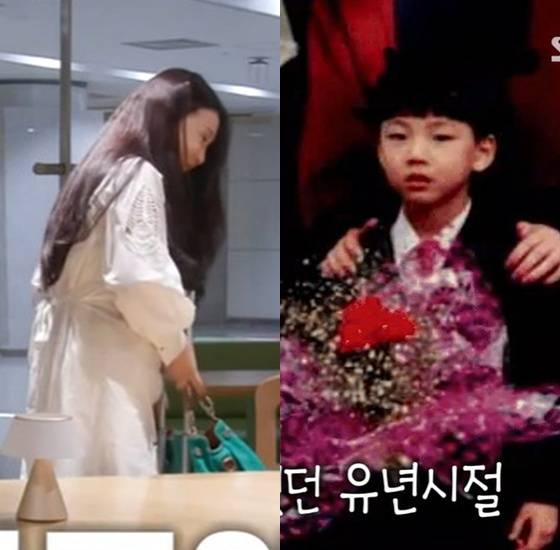 윤시윤 모자 /사진=SBS '미운 우리 새끼'